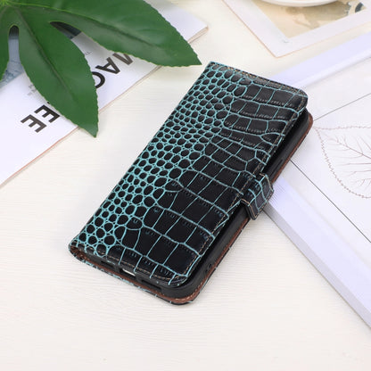 For iPhone 16 Crocodile Top Layer Cowhide Leather Phone Case(Green) - iPhone 16 Cases by buy2fix | Online Shopping UK | buy2fix