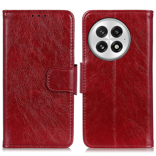 For OnePlus 13 Nappa Texture Leather Phone Case(Red) - OnePlus Cases by buy2fix | Online Shopping UK | buy2fix