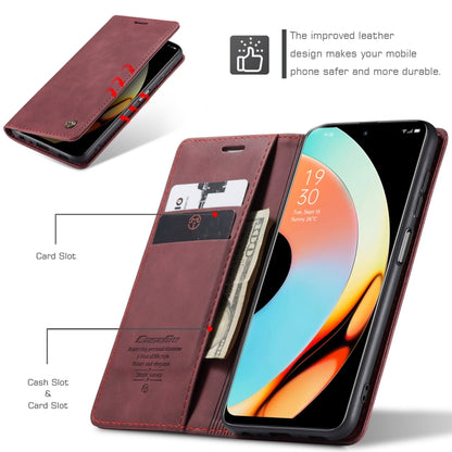 For Realme 10 Pro 5G CaseMe 013 Multifunctional Horizontal Flip Leather Phone Case(Wine Red) - Realme Cases by CaseMe | Online Shopping UK | buy2fix