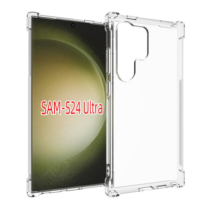 For Samsung Galaxy S24 Ultra 5G Shockproof Non-slip Thickening TPU Phone Case(Transparent) - Galaxy S24 Ultra 5G Cases by buy2fix | Online Shopping UK | buy2fix