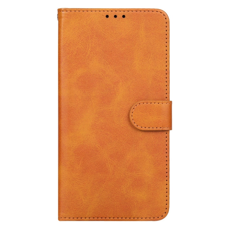 For Samsung Galaxy A55 Leather Phone Case(Brown) - Galaxy Phone Cases by buy2fix | Online Shopping UK | buy2fix