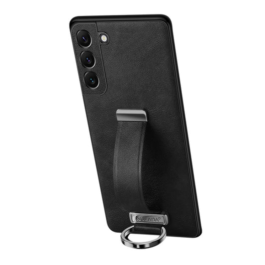 For Samsung Galaxy S23+ 5G SULADA PC Hybrid Leather Texture Skin Feel Shockproof Phone Case(Black) - Galaxy S23+ 5G Cases by SULADA | Online Shopping UK | buy2fix