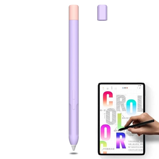 For Xiaomi Inspired II Stylus Pen Contrast Color Protective Case(Lavender) - Pencil Accessories by buy2fix | Online Shopping UK | buy2fix