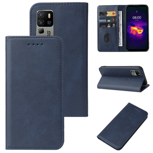 For Ulefone Armor 11T 5G / 11 5G Magnetic Closure Leather Phone Case(Blue) - Ulefone Cases by buy2fix | Online Shopping UK | buy2fix