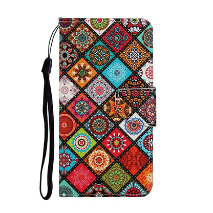 For iPhone 16 Pro Max 3D Colored Drawing Flip Leather Phone Case(Ethnic Totem) - iPhone 16 Pro Max Cases by buy2fix | Online Shopping UK | buy2fix