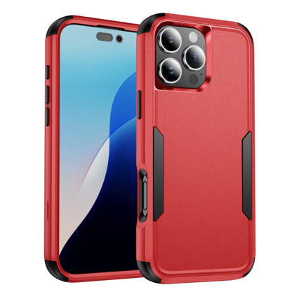 For iPhone 16 Pro Max Commuter Shockproof TPU + PC Phone Case(Red+Black) - iPhone 16 Pro Max Cases by buy2fix | Online Shopping UK | buy2fix