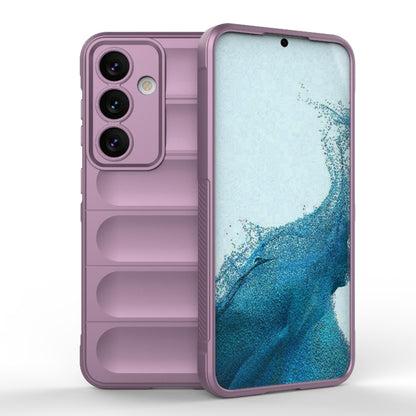 For Samsung Galaxy S24 5G Magic Shield TPU + Flannel Phone Case(Purple) - Galaxy S24 5G Cases by buy2fix | Online Shopping UK | buy2fix