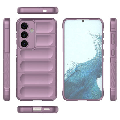 For Samsung Galaxy S24 5G Magic Shield TPU + Flannel Phone Case(Purple) - Galaxy S24 5G Cases by buy2fix | Online Shopping UK | buy2fix