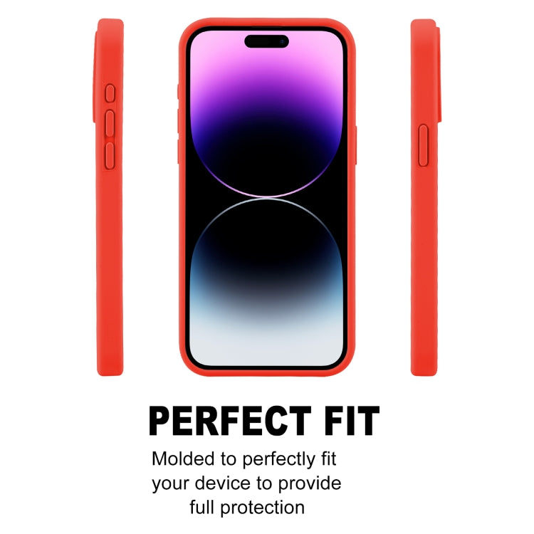 For iPhone 15 Pro Max GOOSPERY SILICONE Silky Soft TPU Phone Case(Red) - iPhone 15 Pro Max Cases by GOOSPERY | Online Shopping UK | buy2fix