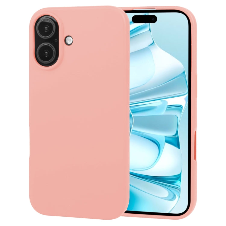 For iPhone 16 Plus GOOSPERY SOFT FEELING Liquid TPU Soft Phone Case(Pink) - iPhone 16 Plus Cases by GOOSPERY | Online Shopping UK | buy2fix