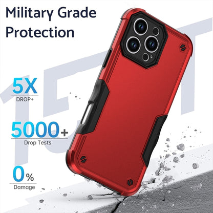 For iPhone 16 Pro Non-slip Shockproof Armor Phone Case(Red) - iPhone 16 Pro Cases by buy2fix | Online Shopping UK | buy2fix