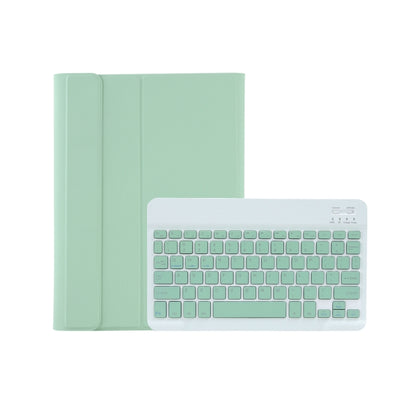For Samsung Galaxy Tab S9 A710B Candy Color TPU Bluetooth Keyboard Leather Tablet Case with Pen Holder(Light Green) - Samsung Keyboard by buy2fix | Online Shopping UK | buy2fix
