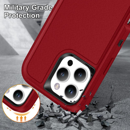 For iPhone 16 Pro Max Life Waterproof Rugged Phone Case(Red + Black) - iPhone 16 Pro Max Cases by buy2fix | Online Shopping UK | buy2fix