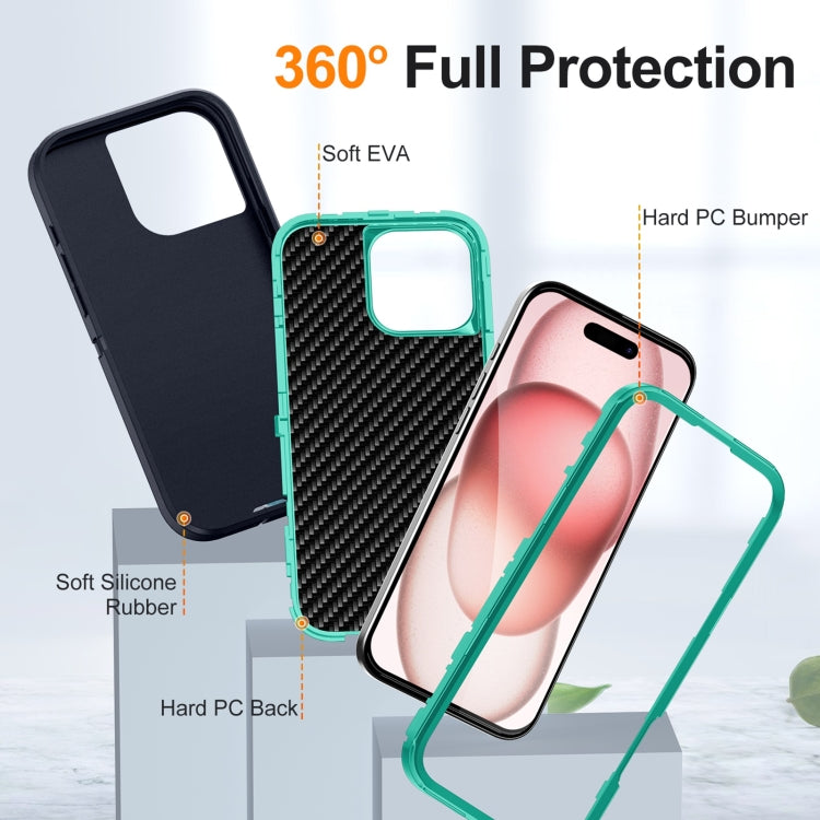 For iPhone 16 Pro Life Waterproof Rugged Phone Case(Dark Blue + Light Blue) - iPhone 16 Pro Cases by buy2fix | Online Shopping UK | buy2fix