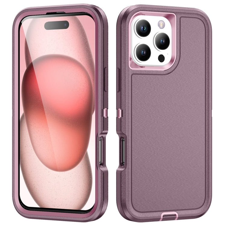 For iPhone 16 Pro Life Waterproof Rugged Phone Case(Purple + Pink) - iPhone 16 Pro Cases by buy2fix | Online Shopping UK | buy2fix