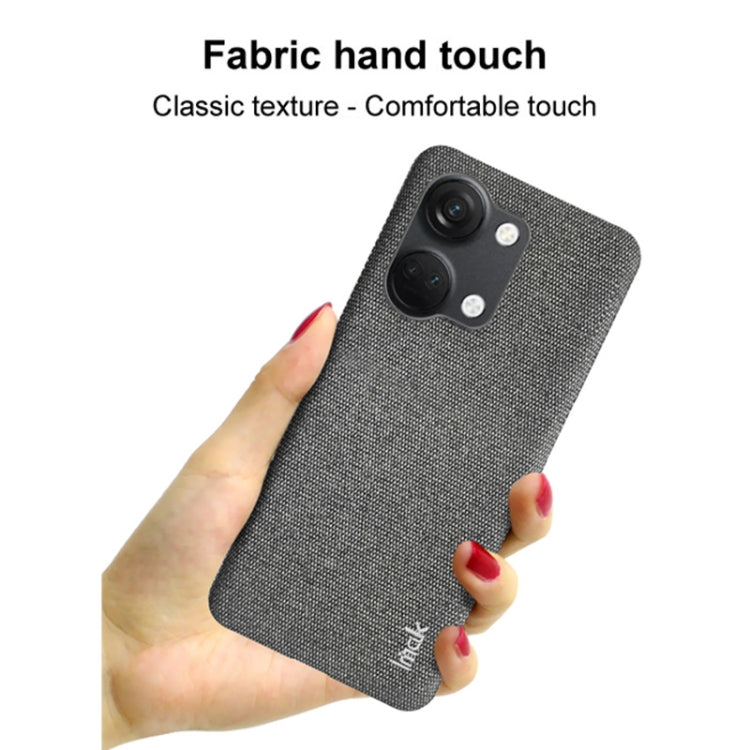 For OnePlus Ace 2V / Nord 3 5G imak Ruiyi Series Cloth Texture PU + PC Phone Case(Black) - OnePlus Cases by imak | Online Shopping UK | buy2fix