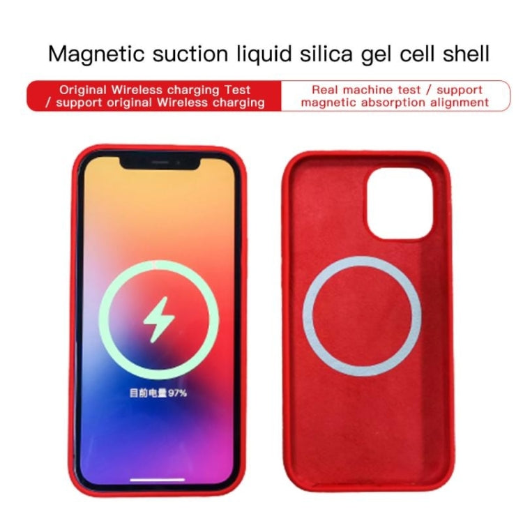 For iPhone 16 Pro Max Liquid Silicone Full Coverage MagSafe Phone Case(Red) - iPhone 16 Pro Max Cases by buy2fix | Online Shopping UK | buy2fix