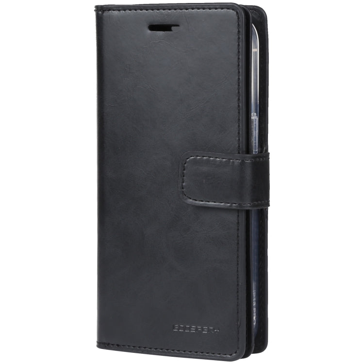 For iPhone 15 Pro Max GOOSPERY MANSOOR DIARY 9 Card Slots Leather Phone Case(Black) - iPhone 15 Pro Max Cases by GOOSPERY | Online Shopping UK | buy2fix