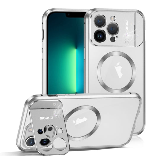 For iPhone 13 Pro Max Aromatherapy Holder Single-sided MagSafe Magnetic Phone Case(White) - iPhone 13 Pro Max Cases by buy2fix | Online Shopping UK | buy2fix