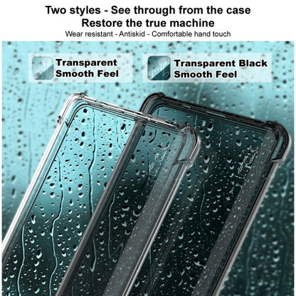 For OnePlus Ace 3V 5G imak Shockproof Airbag TPU Phone Case(Transparent Black) - OnePlus Cases by imak | Online Shopping UK | buy2fix
