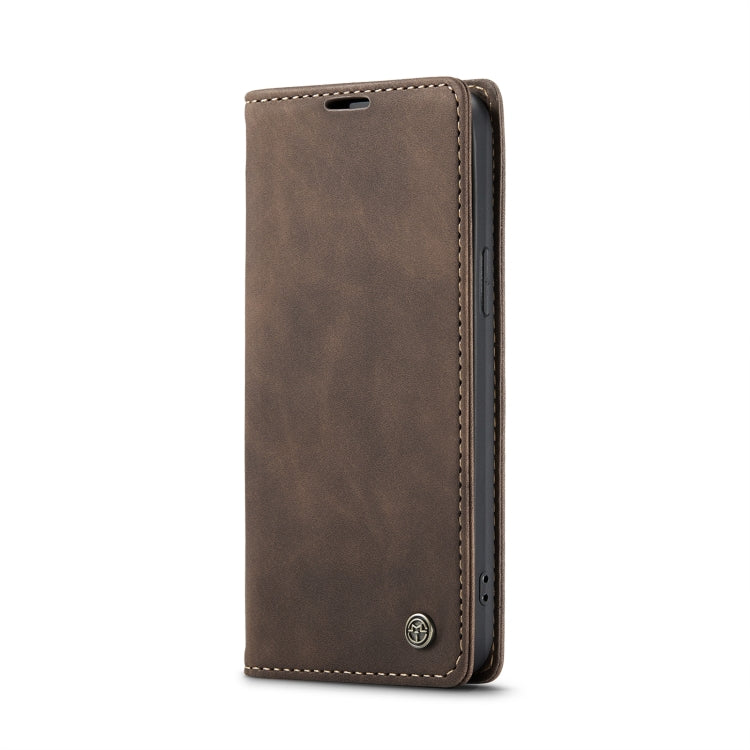 For iPhone 15 Pro CaseMe 013 Multifunctional Horizontal Flip Leather Phone Case(Coffee) - iPhone 15 Pro Cases by CaseMe | Online Shopping UK | buy2fix