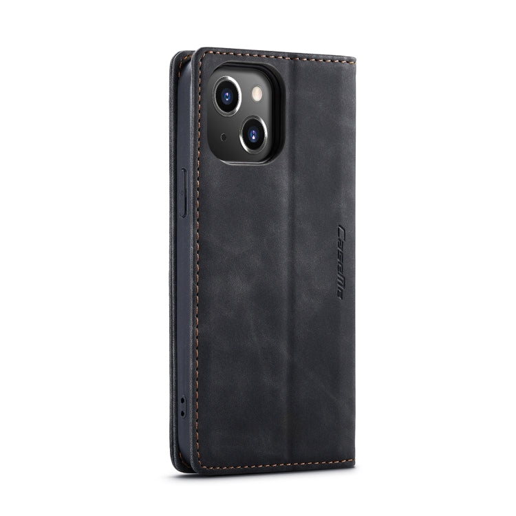 For iPhone 15 CaseMe 013 Multifunctional Horizontal Flip Leather Phone Case(Black) - iPhone 15 Cases by CaseMe | Online Shopping UK | buy2fix