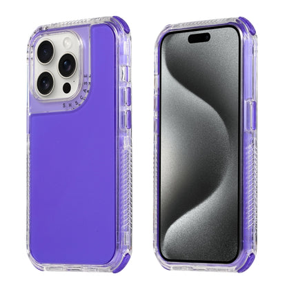 For iPhone 16 Pro Max Dreamland 3 in 1 Clear Color Transparent Frame PC + TPU Phone Case(Purple) - iPhone 16 Pro Max Cases by buy2fix | Online Shopping UK | buy2fix