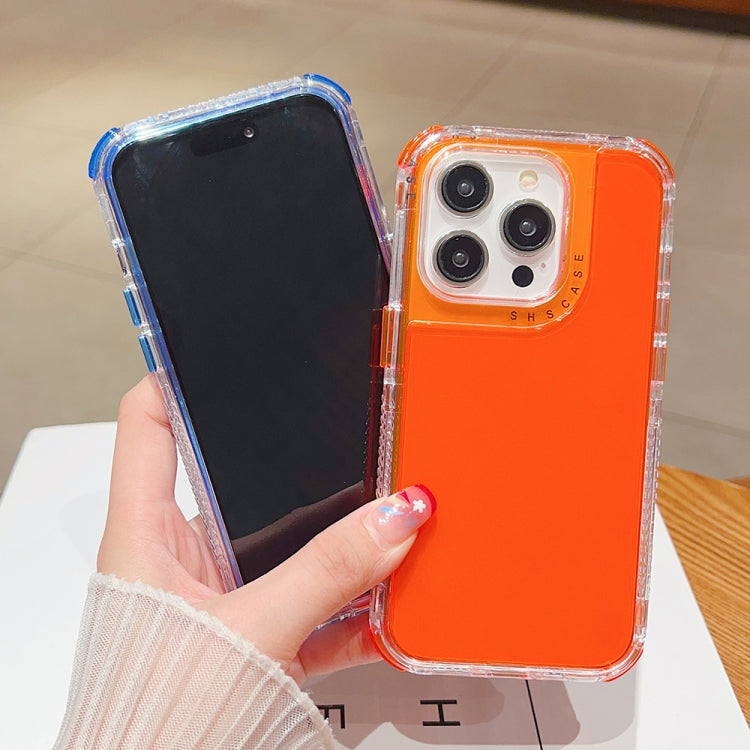 For iPhone 16 Pro Max Dreamland 3 in 1 Clear Color Transparent Frame PC + TPU Phone Case(Orange) - iPhone 16 Pro Max Cases by buy2fix | Online Shopping UK | buy2fix