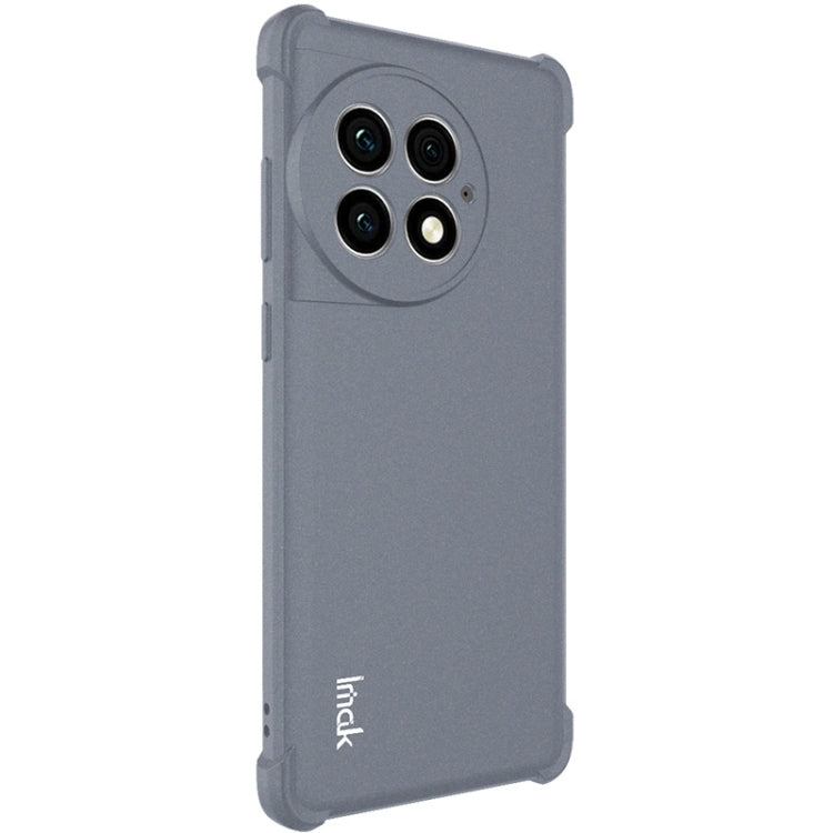 For OnePlus Ace 2 Pro 5G imak Shockproof Airbag TPU Phone Case(Matte Grey) - OnePlus Cases by imak | Online Shopping UK | buy2fix