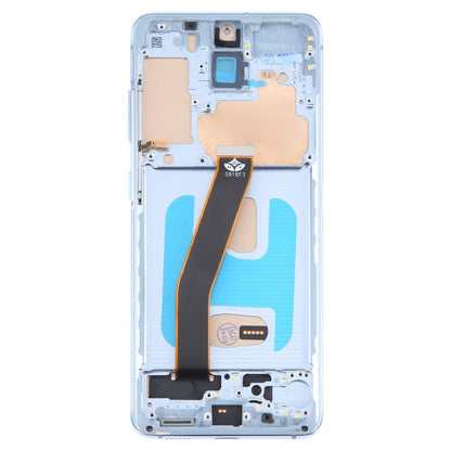 For Samsung Galaxy S20 SM-G980 TFT LCD Screen Digitizer Full Assembly with Frame, Not Supporting Fingerprint Identification(Blue) - LCD Screen by buy2fix | Online Shopping UK | buy2fix