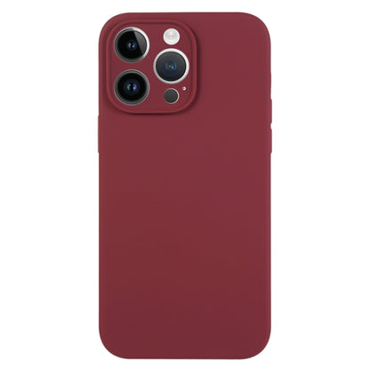 For iPhone 13 Pro Pure Color Liquid Silicone Fine Pore Phone Case(Plum) - iPhone 13 Pro Cases by buy2fix | Online Shopping UK | buy2fix