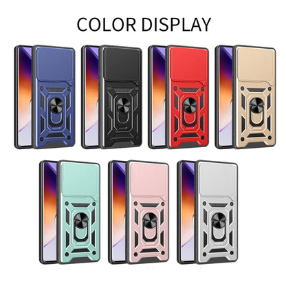 For Infinix Note 40 Pro/40 Pro+ 5G Sliding Camera Cover Design TPU+PC Phone Case(Blue) - Infinix Cases by buy2fix | Online Shopping UK | buy2fix