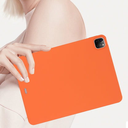 For iPad Air 13 2024 Oil Spray Skin-friendly TPU Tablet Case(Orange) - iPad Air 13 2024 Cases by buy2fix | Online Shopping UK | buy2fix