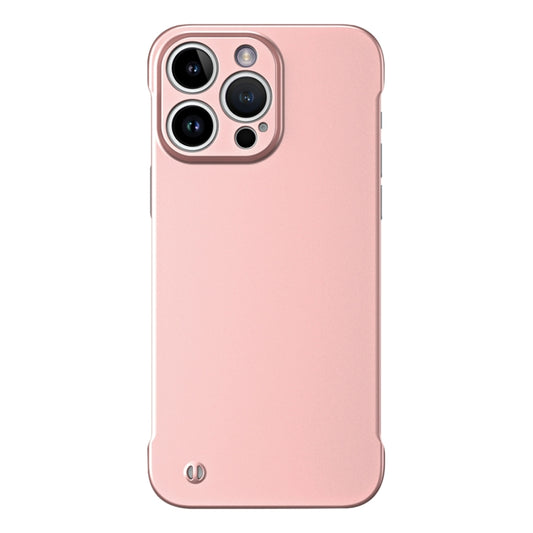 For iPhone 11 Pro Frameless Metallic Paint Hybrid PC Phone Case(Rose Gold) - iPhone 11 Pro Cases by buy2fix | Online Shopping UK | buy2fix