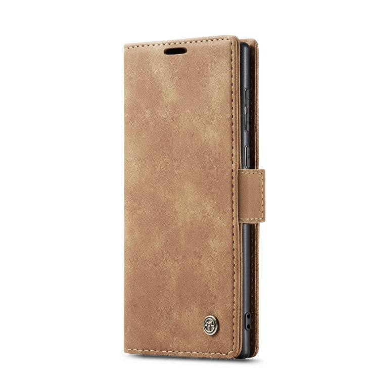 ForSamsung Galaxy S24 Ultra 5G CaseMe 013 Multifunctional Horizontal Flip Leather Phone Case(Brown) - Galaxy S24 Ultra 5G Cases by CaseMe | Online Shopping UK | buy2fix