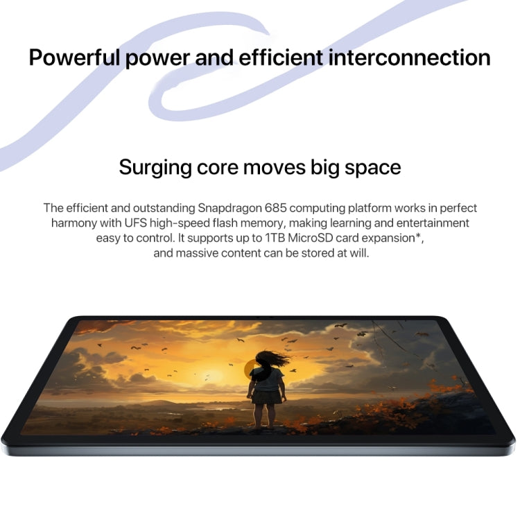Lenovo Xiaoxin Pad 2024 11 inch WiFi Tablet, 6GB+128GB, Android 13, Qualcomm Snapdragon 685 Octa Core, Support Face Identification(Dark Grey) - Lenovo by Lenovo | Online Shopping UK | buy2fix