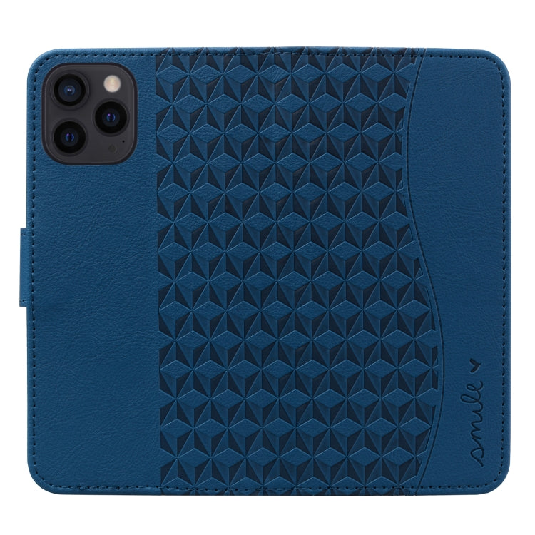 For iPhone 16 Pro Business Diamond Buckle Leather Phone Case with Lanyard(Royal Blue) - iPhone 16 Pro Cases by buy2fix | Online Shopping UK | buy2fix