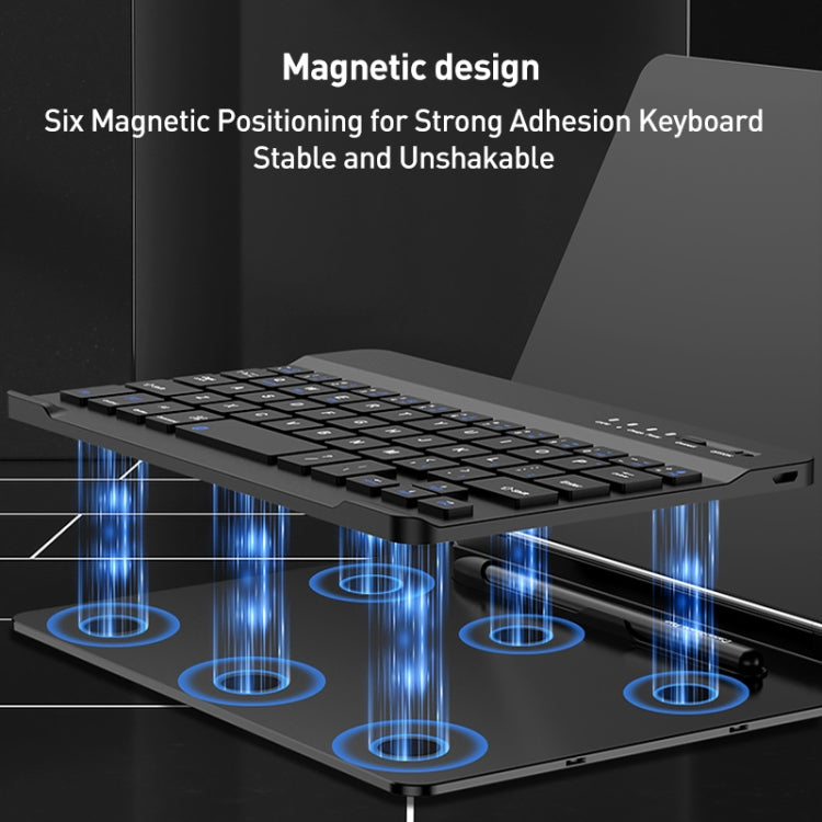 GKK Metal Folding Holder + Bluetooth Keyboard + Pen + Pen Slots + Mouse Set(Silver) - Samsung Keyboard by GKK | Online Shopping UK | buy2fix