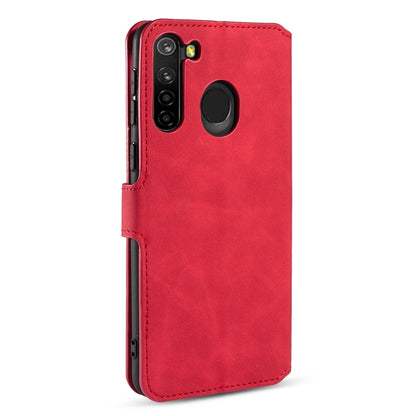 For Samsung Galaxy A21 (EU Version) DG.MING Retro Oil Side Horizontal Flip Case(Red) - Galaxy Phone Cases by DG.MING | Online Shopping UK | buy2fix