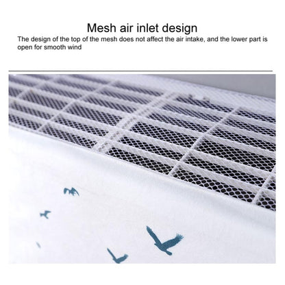 Do Not Take Dust-proof And Anti Direct Blowing Simple Wind Hanging Machine Air Conditioner Moon Cover, Size:Width 80 × Thickness 20 × Height 90cm(Round Leaf) - Dust Covers by buy2fix | Online Shopping UK | buy2fix