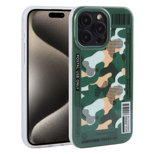 For iPhone 15 Pro Max Mutural Billboard Series Phone Case(Green) - iPhone 15 Pro Max Cases by Mutural | Online Shopping UK | buy2fix