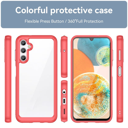 For Samsung Galaxy M44 5G Colorful Series Acrylic Hybrid TPU Phone Case(Red) - Galaxy Phone Cases by buy2fix | Online Shopping UK | buy2fix