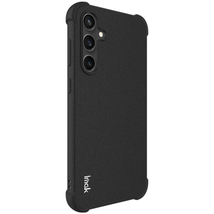 For Samsung Galaxy S23 FE 5G imak Shockproof Airbag TPU Phone Case(Matte Black) - Galaxy S23 FE 5G Cases by imak | Online Shopping UK | buy2fix