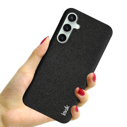 For Samsung Galaxy S23 FE 5G imak Ruiyi Series Cloth Texture PU + PC Phone Case(Black) - Galaxy S23 FE 5G Cases by imak | Online Shopping UK | buy2fix