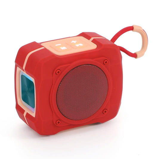 T&G TG661 Colorful LED Portable Outdoor Wireless Bluetooth Speaker(Red) - Desktop Speaker by T&G | Online Shopping UK | buy2fix