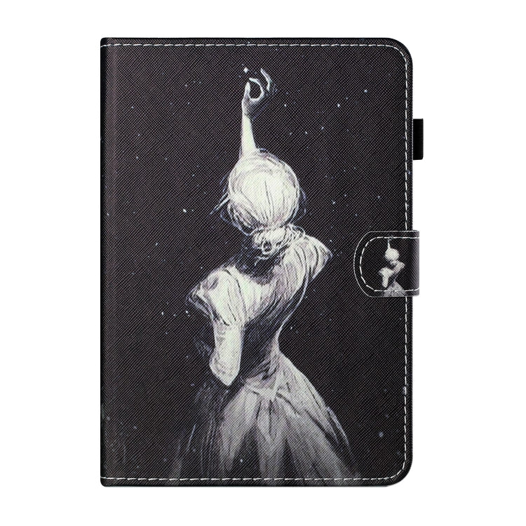 For Lenovo Tab M11/ Xiaoxin Pad 11 2024 Coloured Drawing Stitching Smart Leather Tablet Case(Star Girl) - Lenovo by buy2fix | Online Shopping UK | buy2fix