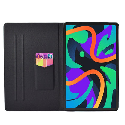 For Lenovo Tab M11/ Xiaoxin Pad 11 2024 Voltage Coloured Drawing Smart Leather Tablet Case(Feather) - Lenovo by buy2fix | Online Shopping UK | buy2fix