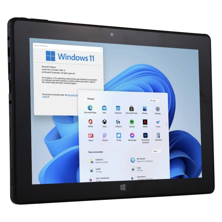 HONGSAMDE 10.1 inch 2 in 1 Tablet PC, 4GB+64GB, Windows 11, Intel Gemini Lake J4125 Quad Core with Keyboard(Black) - Other by Hongsamde | Online Shopping UK | buy2fix