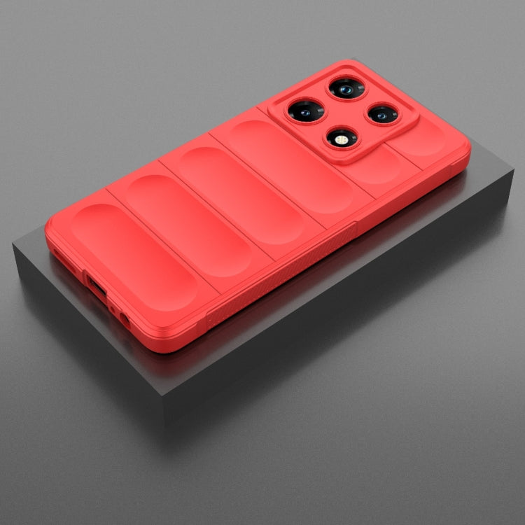 For Infinix Note 30 Pro X6788 Magic Shield TPU + Flannel Phone Case(Red) - Infinix Cases by buy2fix | Online Shopping UK | buy2fix