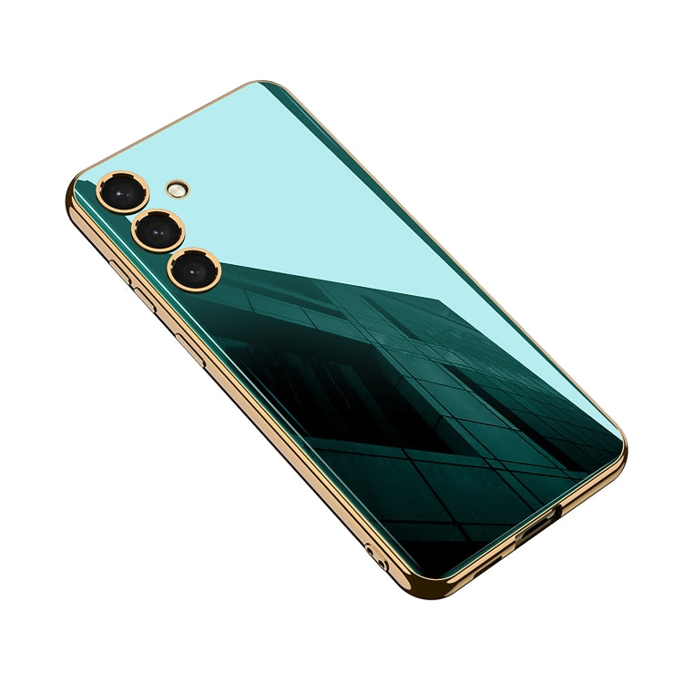 For Samsung Galaxy S24+ 5G GKK Electroplating TPU Full Coverage Phone Case(Green) - Galaxy S24+ 5G Cases by GKK | Online Shopping UK | buy2fix